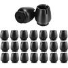 BluVast Gommini per Sedie Rotondi, 32 Pcs Tappi per Gambe di Sedie, Piedini in Gomma (12-16mm)