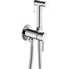 FQYEP Set Composto da Idroscopino Bidet Portatile Miscelatore per Bidet Tubo Doccia Acqua Calda E Fredda,Cromato