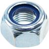 AERZETIX - Set di 15 Dadi di bloccaggio M12x1.25mm esagonali con filettatura a passo ridotto - in acciaio zincato - colore argento - montaggio assemblaggio uso generale fissaggio