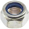 AERZETIX - Set di 15 Dadi di bloccaggio M12x1.5mm esagonali con filettatura a passo ridotto - in acciaio zincato - colore argento - montaggio assemblaggio uso generale fissaggio