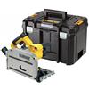 DEWALT sega ad affondamento 165mm prof. mm. 86 1300W, DWS520KT-QS