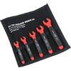 AB Tools-Neilsen Sistema metrico mm isolati VDE Set chiave 5pc 7mm - 14mm GS approvato a 1000 V