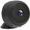 ASHATA Mini Telecamera di Sicurezza Domestica, Mini Telecamera WiFi 1080P Ricaricabile Notte 360 rotazione Piccola Videocamera per Home Office