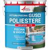 ARCANE INDUSTRIES Pittura per piscine e vasche in vetroresina - ARCAPOOL - 175-5 kg (fino a 15m² per 2 strati) Grigio chiaro - RAL 7035