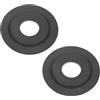 eMagTech 2 Pezzi Guarnizioni Per Valvola Di Scarico WC Rondella Valvola Di Scarico Guarnizione In Gomma 24mm ID 72mm OD Compatibile Con Siamp Skipper 45 Storm 33A Accessori Per WC
