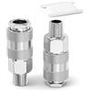ERGAOBOY 2 pezzi 3/8 BSP maschio raccordi del tubo dell'aria, linea dell'aria accoppiatore industriale rapido, kit di riparazione del tubo del compressore pneumatico