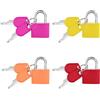 Flintronic 4 lucchetti con chiavi, lucchetti per bagagli, lucchetto per valigie, 4 colori, mini lucchetti per bagagli, lucchetto di sicurezza