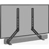Perlegear Staffa Soundbar Regolabile In Altezza Fino A 6,8 Kg, Supporto Sound bar Sotto O Sopra La TV, Supporto Universale Per Soundbar Con Piastre Di Estensione Lunghe E Rimovibili, PGSM04B