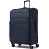 British Traveller Valigia Grande Rigida 79.5cm con Capacità Estendibile e 4 Ruote Rotanti TSA, Blu