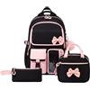 Amythe Zaino Scuola Ragazze Teen 10 a 18 anni 3 Pezzi Set, Rosa