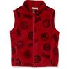 Amazon Essentials Disney | Marvel | Star Wars Gilet in pile Bambini e ragazzi, Marvel Logo, 6-7 anni