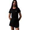 Calvin Klein Donna T-Shirt Maniche Corte CK Embroidery Scollo Rotondo