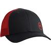 Magpul Trucker Hat Snap Back Baseball cap, One Size Fits Most Cappellino, Icona Nero/Rosso, Etichettalia Unica Unisex-Adulto