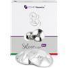 COVERbasics Coppette Paracapezzoli in Argento per L'Allattamento (XXL)