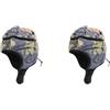 Cabilock 2 Pezzi Casco da Rugby Adulto in Schiuma Eva Gialla, Traspirante