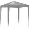 Generic Gazebo per feste, 200 x 200 x 240 cm, grigio chiaro, PE e acciaio