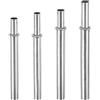 VILLFUL Set di 4 pezzi per canne da spinning in acciaio inox con connettore telescopico, montaggio rapido, attrezzatura da pesca, accessori per la riparazione per appassionati di pesca