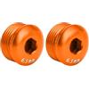 Diyeeni Copripedale Ciclo M14x6,5mm, 2 Pezzi in Lega di Alluminio per