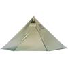 Auratrove Pyramid Teepee - Tenda da giardino in alluminio resistente al vento, 400 cm | Forma piramidale, stabile al vento, tessuto resistente agli strappi 210T, pali in alluminio, peso leggero 2,5 kg