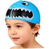 GALPADA Cuffia Piscina per Silicone, Cartone Pesce, Blu, Vacanze Estive
