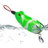 Generisch Top Water Frog Esca realistica in silicone per attrezzatura da pesca | Top Water Frog Esca realistica in silicone con azione dinamica, progettata per la pesca in acqua profonda Targeti