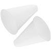Toyvian 2 Pezzi Megafono Portatile Leggero in Plastica Bianco per Feste di Compleanno e attività Scolastiche Design Vivace Adatto e Adulti