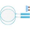Picysa Set di Racchette da Badminton per Bambini, Racchette con Impugnatura