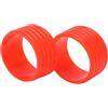 Fabater Impugnatura per Racchetta da Tennis in Silicone, 2 Pezzi (Rosso)