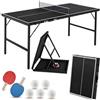 YRHome Set mini tavolo da ping pong