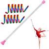 Generico Ballerina con Nastro Bastone Antiscivolo di Ginnastica con Nastro