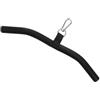 EXCEART Barra Tricipiti per Macchina Cavo, Accessorio Fitness in Acciaio Nero
