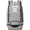 NiQiShangMao Zaino Sportivo Personalizzato con Logo e Porta Palloni, 30x15x40 cm, per Basket, Calcio, Pallavolo, Palestra e Viaggio