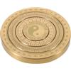 Artibetter Bussola Decorativa Ba Gua in Ottone, Vintage, 2.3 Pollici