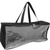 Kichvoe Borsa Porta Cappelli con Finestra Trasparente Nera da Baseball Oxford e Pvc, Design Portatile e Multifunzionale per Viaggio e Uso Quotidiano