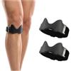 Ilumos Cinturino for Ginocchio da 2 Pezzi con Supporto Traspirante Regolabile in Silicone