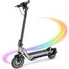 Ruitoo X3 Monopattino Elettrico 48V 15Ah - Autonomia 50 km, Doppie Sospensioni per Strade Sconnesse, Pneumatici 10 Pollici Anti-foratura, Telaio Pieghevole in Magnesio, App e Connettività Smart