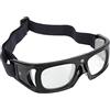 Generic Occhiali Sportivi, Montatura Curva per Bambini (BLACK)