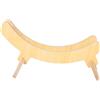 LALADEFIEE Supporto per da Legno in Bici Manutenzione Terra Portatile Sosta