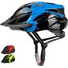 Bibykivn Casco Bici, Certificato CE, Corpo in EPS + scocca in PC, sicuro,comodo, leggero e anti-insetto,Casco da bicicletta con visiera,unisex, per Tutte Le Forme di attività in Bicicletta