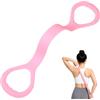 Artibetter Elastico da Allenamento con Maniglie in Tpe Rosa, 1 Pezzo | Design Antiscivolo, per Riscaldamento in Fisioterapia, Allungamenti Profondi e Mobilità delle Spalle