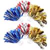 OKUMEYR 6 Pezzi Pompom da Cheerleading con Manico, Plastica, per Gruppi | Articolo per Tifo e Giochi di Gruppo, Colori Vivaci, Facile da Portare, Accessorio con Impugnatura