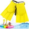 Ngbbby Pinne per Bambini 1 Paio di Pinne da Nuoto Regolabili Gialle
