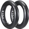 Satgoo Camera d'aria Monopattino Elettrico 8 1/2x2, Valvola 90º, Doppio Spessore, Resistente all'usura, Ammortizzante, Comodo, Camera 50/75-6.1 8.5 Pollici per Dualtron Mini Gotrax Zero 9 Vsett