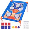 Changor Set da Gioco Cornhole Bean Bag Toss, Design Leggero | Materiali plastici durevoli, include accessori colorati, compatto per interni/esterni