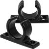 Luxshiny 2 Pezzi Supporto per Pagaia per Barca, Fermo in Nailon Nero da 32 | Installazione Semplice, Tenuta Sicura, Resistente All'usura, Design Compatto per Uso Marino e Outdoor