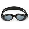 Aquasphere Aqua Sphere Kaiman, occhialini da nuoto per adulti, con lenti curve, comodi e adatti per nuotatori attivi, unisex, per adulti, lenti fumé, montatura nero/nera, taglia unica (EP3000101LD)