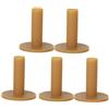 Tofficu 5 Pezzi Tee da Golf in Gomma 80mm, Leggero e Resistente per