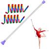 Byeaon Bastone Da Twirling Bacchetta Da Ginnastica In Acciaio Inossidabile Con