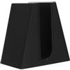 Parliky Supporto per bilancia pesapersone, desk storage rack, in plastica nera da pavimento, moderno e salvaspazio per sala da ginnastica e ripostiglio