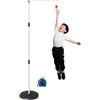 Generic Tester Salto Verticale, 125-240cm, Palo Telescopico, Campana, Base Zavorr.